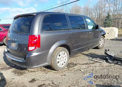 2017 Dodge Grand Caravan Se из США, поврежденный, VIN 2C4RDGBG3HR834912